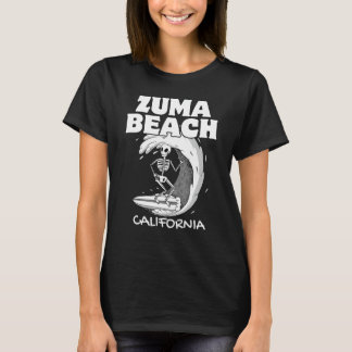 ZUMA BEACH CALIFORNIA Surf Vintag Retro Surfing T-Shirt