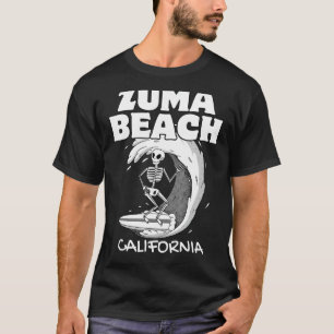 ZUMA BEACH CALIFORNIA Surf Vintag Retro Surfing T-Shirt