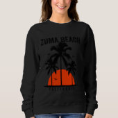Zuma Beach California Surfboard Sweatshirt (Vorderseite)