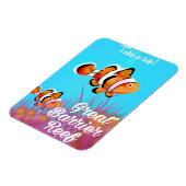 Zuma Beach LA Rail Beach Poster Magnet (Linke Seite)