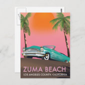 Zuma Beach Los Angeles Landkreis Kalifornien Postkarte (Vorne/Hinten)