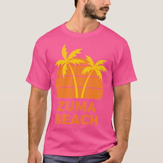 Zuma Beach Retro T-Shirt (Vorderseite)