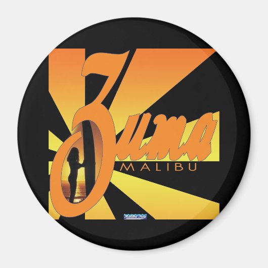 Zuma Beach Sunset Magnet (Vorne)