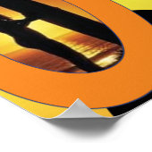 Zuma Beach Sunset Poster (Ecke)