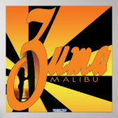 Zuma Beach Sunset Poster (Vorne)