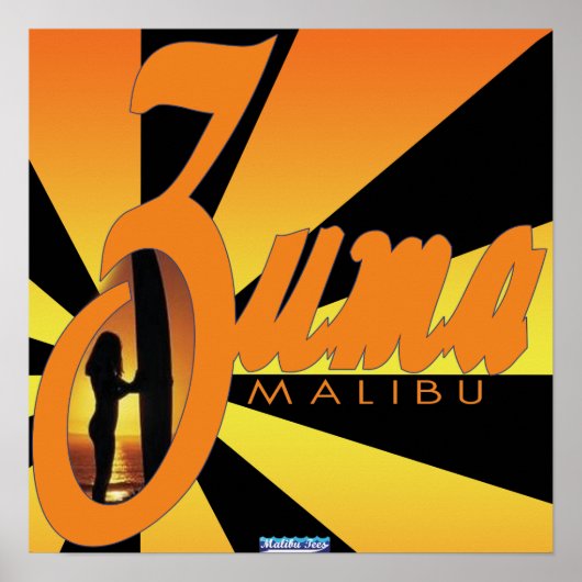 Zuma Beach Sunset Poster (Vorne)