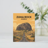 Zuma Rock, Madalla, Niger Postkarte (Stehend Vorderseite)