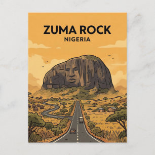 Zuma Rock, Madalla, Niger Postkarte