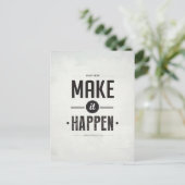 Zumachen - Postkarte (Stehend Vorderseite)