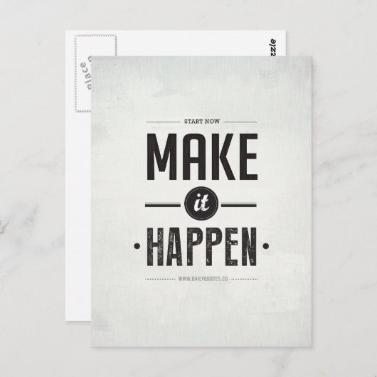 Zumachen - Postkarte (Vorne/Hinten)