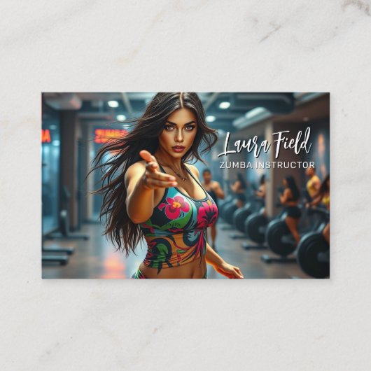 Zumba Instructor / Personal Trainer Visitenkarte (Vorderseite)