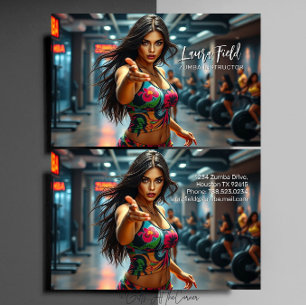 Zumba Instructor / Personal Trainer Visitenkarte