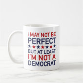 Zumindest bin ich kein Demokrat Kaffeetasse (Links)