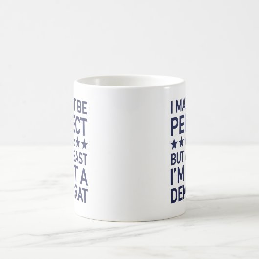 Zumindest bin ich kein Demokrat Kaffeetasse (Mittel)