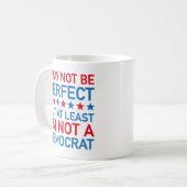 Zumindest bin ich kein Demokrat Kaffeetasse (Vorderseite Links)
