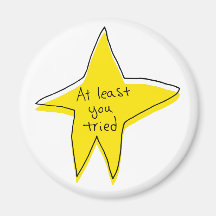 Zumindest hast du versucht - gelber Stern
