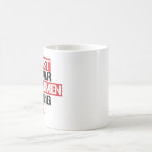 Zumindest läuft der Krieg gegen die Frauen gut Kaffeetasse (Mittel)