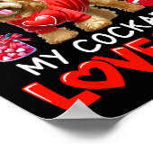 Zumindest liebt mein Apoo mich als Valentins Singl Poster (Ecke)
