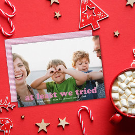 Zumindest lustig versuchten wir Weihnachten Foto P