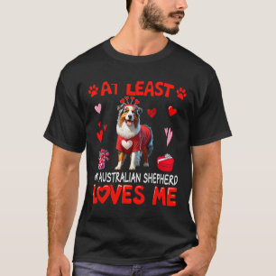 Zumindest mein australischer Schäferhund, der mich T-Shirt