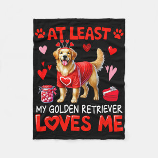 Zumindest mein Golden Retriever, der mich am Valen Fleecedecke