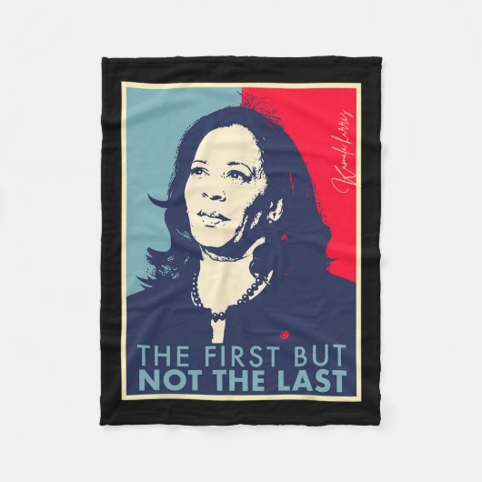 Zunächst aber nicht die letzte Kamala Harris Vp Vi Fleecedecke (Vorderseite)