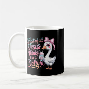 Zunächst denkt Jesus, ich bin eine entzückende Gan Kaffeetasse