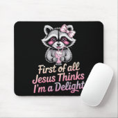 Zunächst denkt Jesus, ich bin eine Freude Mousepad (Mit Mouse)
