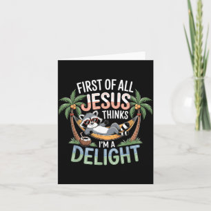 Zunächst denkt Jesus, ich bin eine Freude Wandkuns Karte