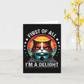 Zunächst einmal bin ich eine erstaunlich sarkastis karte (Gelbe Blume)