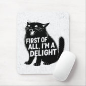 Zunächst einmal bin ich eine Freude, brüllende sch Mousepad (Mit Mouse)