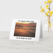 ZUNÄCHST IN MEINEM UND IN MEINEM HERZEN VERMISSTEN KARTE (Gelbe Blume)