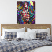 Zunahme der Angst Leinwanddruck (Insitu (Schlafzimmer))