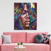 Zunahme der Angst Leinwanddruck (Insitu (Wohnzimmer))