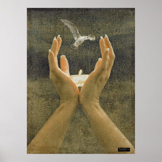 Zünde deine Flamme an und deine Leidenschaft wird Poster