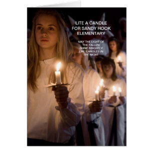 ZÜNDE EINE KERZE FÜR DIE SANDY HOOK ELEMENTARYSCHU