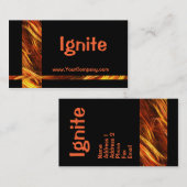 Zünden Sie Visitenkarte an (Vorne/Hinten)