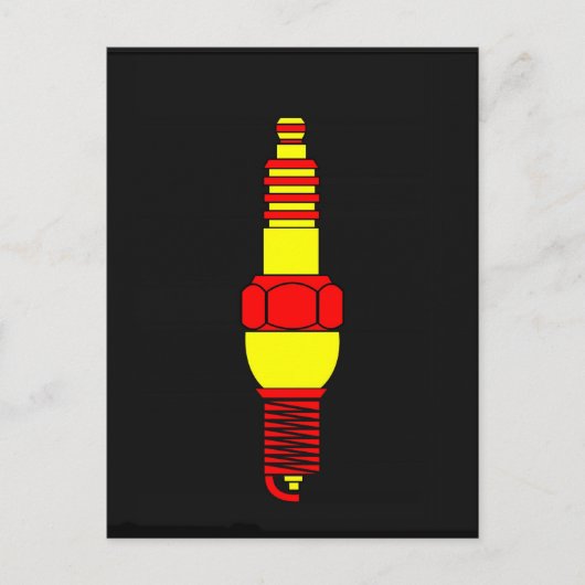 Zündkerze Postkarte (Vorderseite)