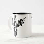 Zündkerze Zweifarbige Tasse (Vorderseite Links)