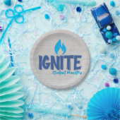 Zündpapierplatte Pappteller (Party)