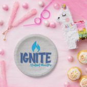 Zündpapierplatte Pappteller (Party)