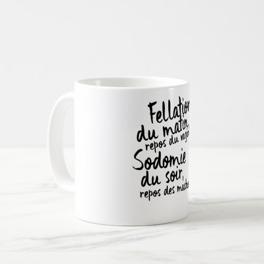 Zündung Kaffeetasse (Vorderseite Links)