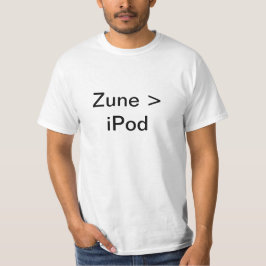 Zune > iPod T-Shirt