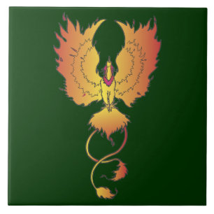 Zunehmende Phoenix Dekorative Akzente Tile Fliese