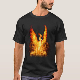 Zunehmende Phoenix Feuer Fenix Inspiration Geschen T-Shirt