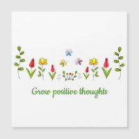 Zunehmende positive Gedanken Blume