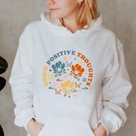 Zunehmende positive Gedanken | Geschenk des Lehrer Hoodie