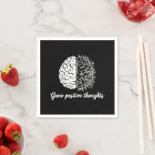 Zunehmende positive Gedanken - Inspiration Serviette (Beispiel)