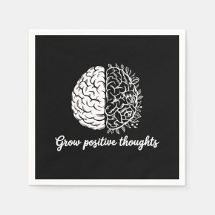 Zunehmende positive Gedanken - Inspiration Serviette