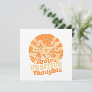 Zunehmende positive Gedanken - Inspirationsblume (